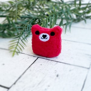 Pocket Bear Hug ,Palm Sized Plush,Mini Teddy,Small Plushie,Worry Friend, Stocking Stuffer