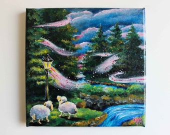 ORIGINAL painting ‘Counting Sheep’