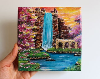 ORIGINAL painting ‘Fairyland Waterfall‘