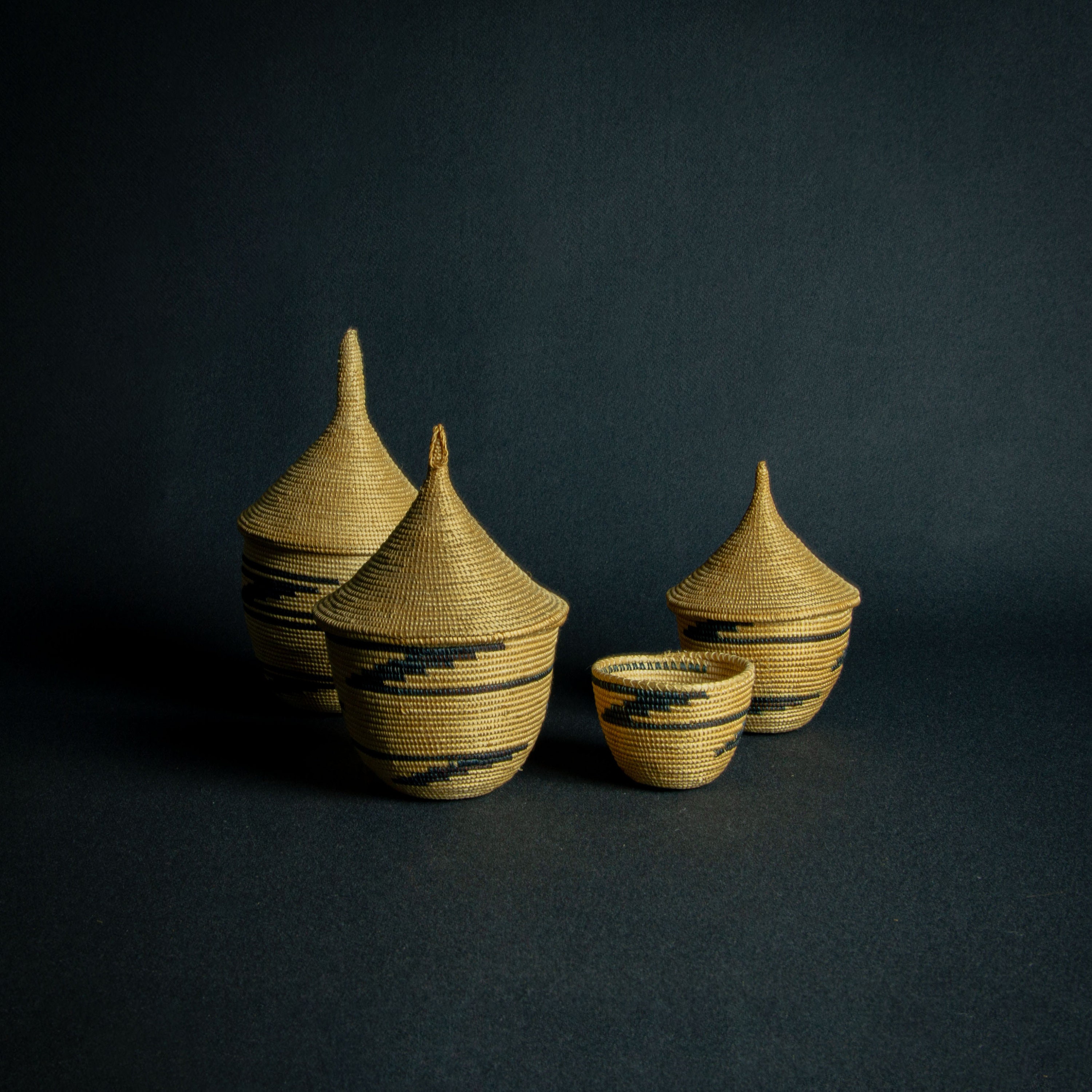 アフリカ編みバスケットセット - Etsy 日本