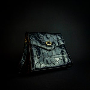 Croco Shiny Handbag