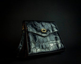 Croco Shiny Handbag