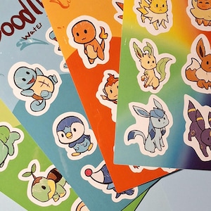 Doodlemon Sticker sheet