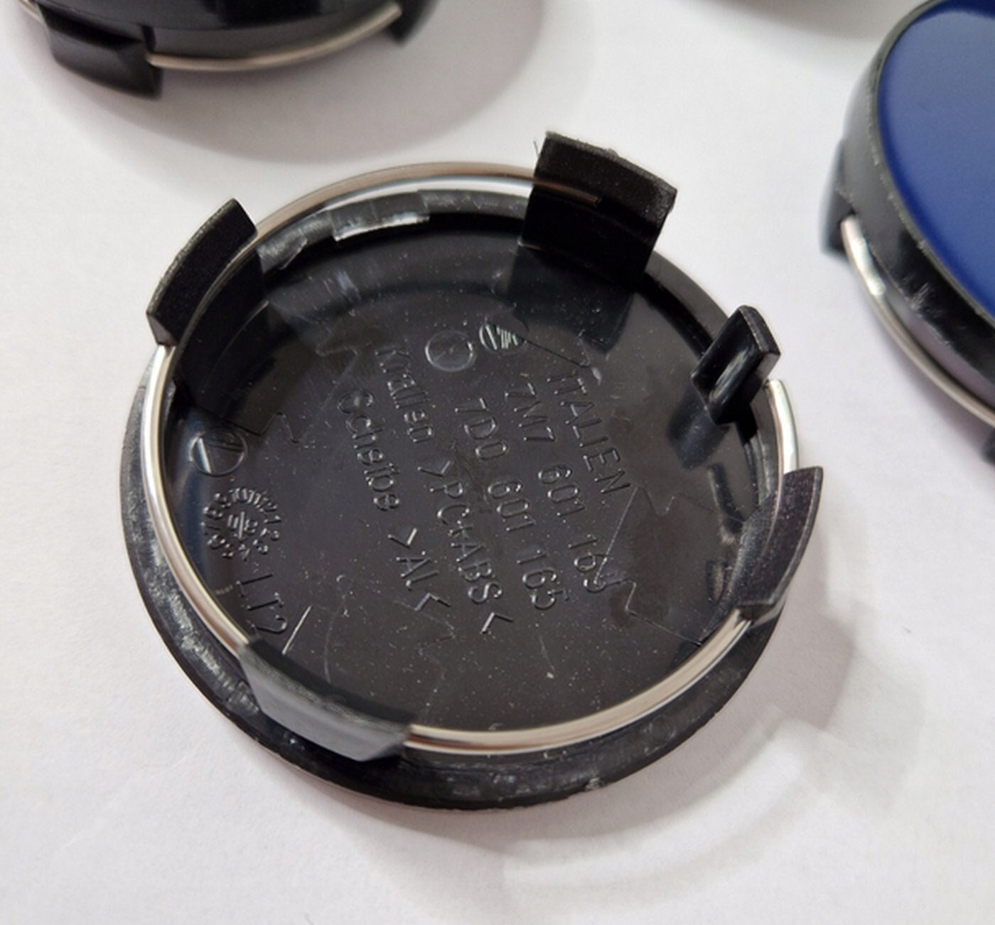 thumbnail image 2 of Set Of 4 Black Hub Caps For Ronal Alloy Wheels - 64mm/58.5mm Fit, Easy Snap-On 2 of 11