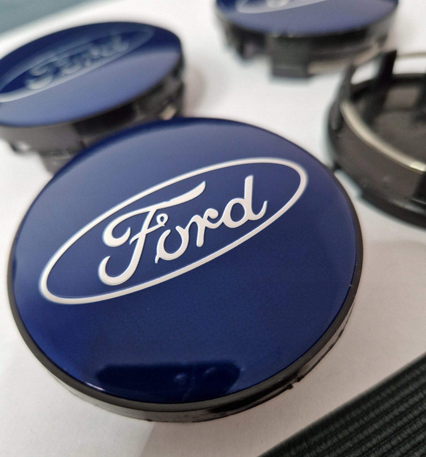 thumbnail image 2 of Set Of 4 Black Hub Caps For Ronal Alloy Wheels - 64mm/58.5mm Fit, Easy Snap-On 2 of 11