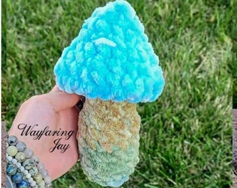Jumbo Mushroom Crochet Plushie, toy, gift