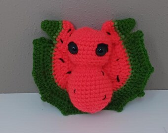 Fruit Bat Plushie, Crochet, Toy