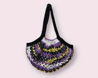Mesh Market Bag, Reusable, Crochet, Beach Bag, Stretchy