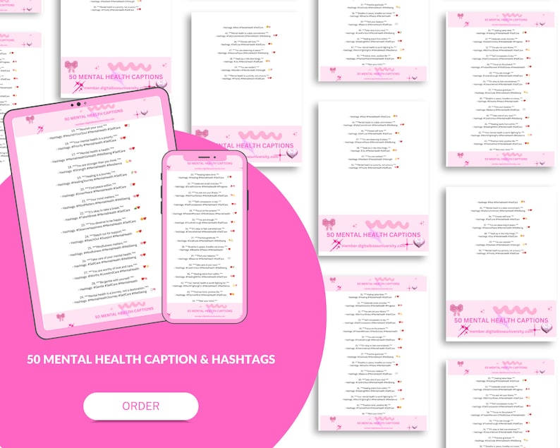 50 Mental Health Captions and Hashtags for Social Media Level up Your