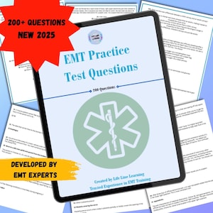 NREMT EMT Practice Test Questions, EMT Mock Exams, 200 Questions with detailed explanations, Emt Nremt Review