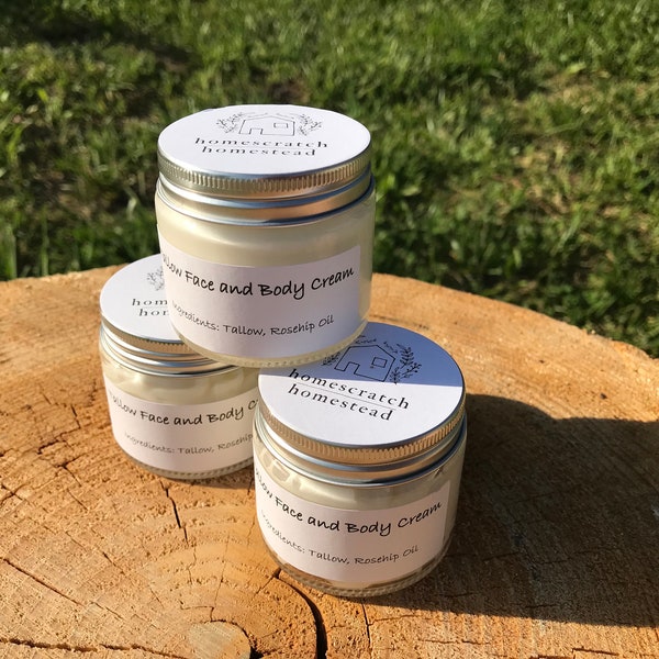 Homemade Tallow Face Cream, Tallow Cream, Face Cream, Anti-aging Cream, Homemade Face Care, Beauty Cream, Skin Care, Skin Cream, Body Cream