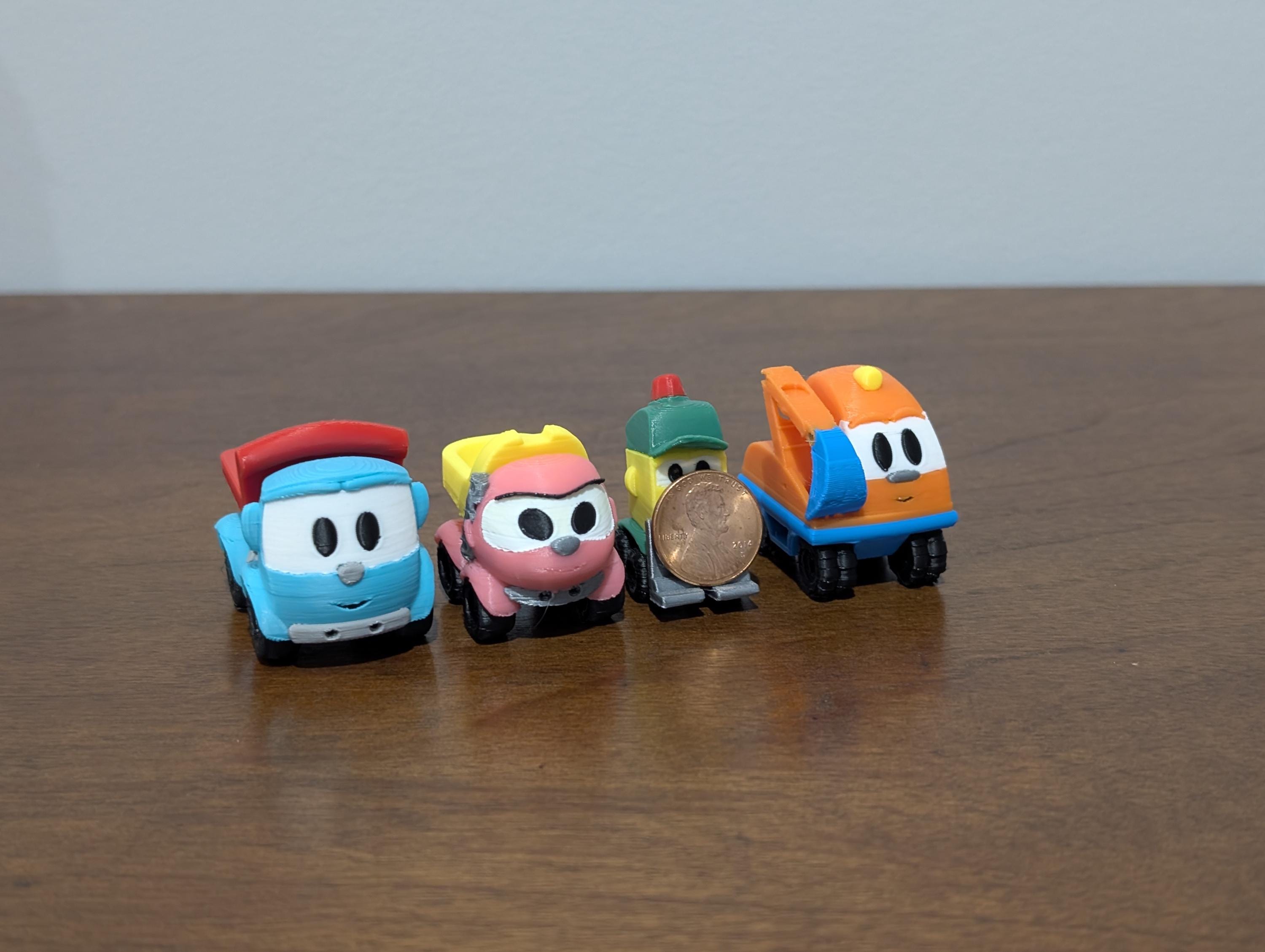 Cartoni Animati Giocattoli Camion E Ruspe Simpatico Cartone