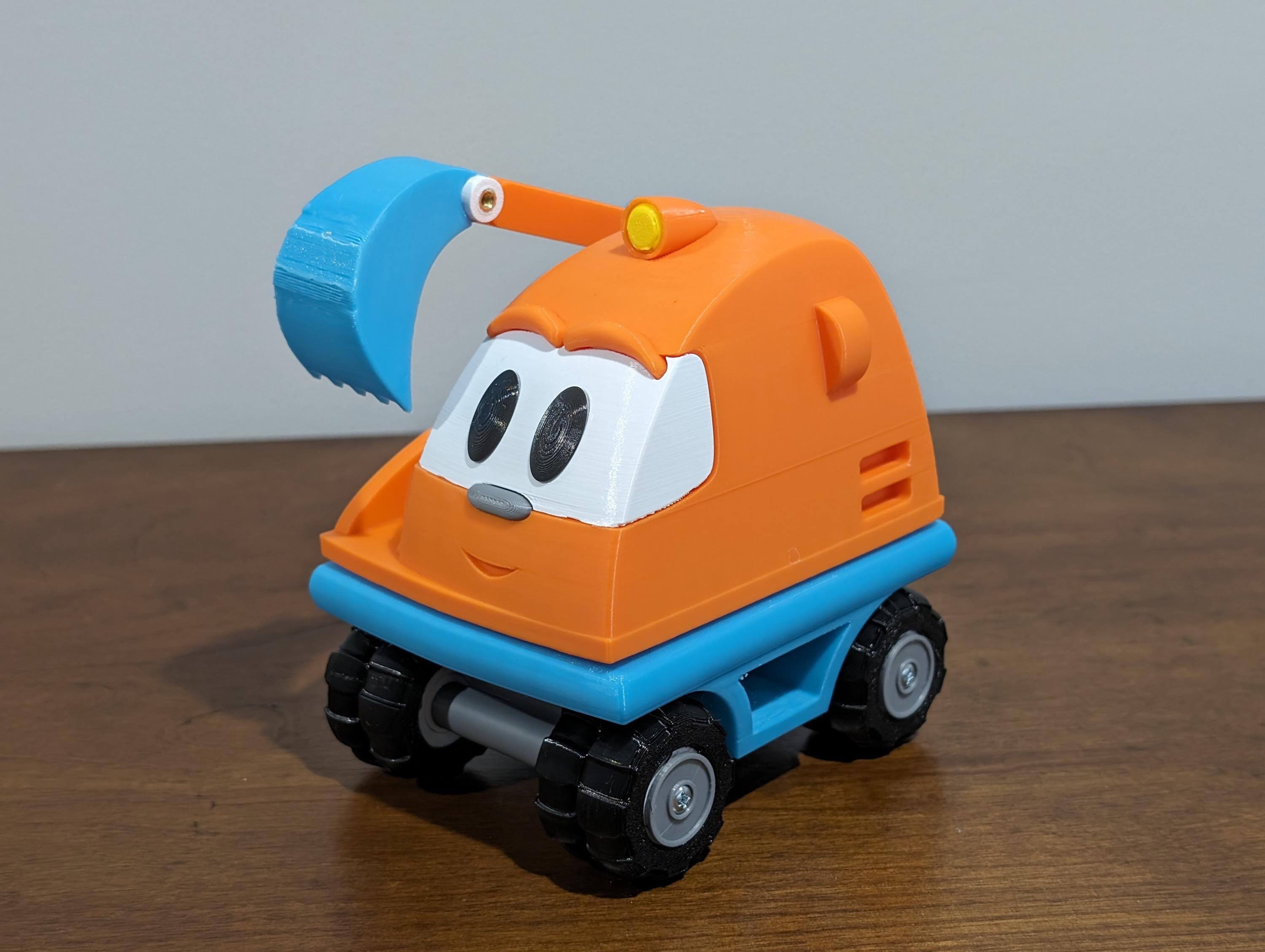 Scoop the Excavator Toy, Inspired by Leo the Truck