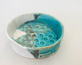 Handmade Ceramic Soap Dish - Multi-functional Pottery Dish