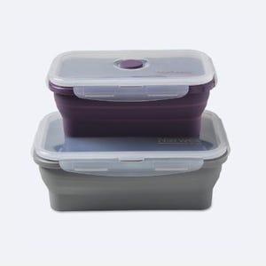 NORWEX Silicone Food Storage Containers L/XL (Set of 2)
