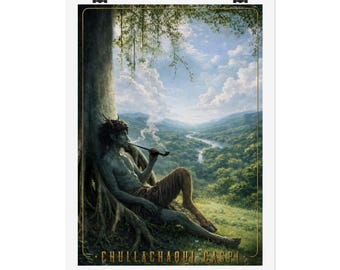 Pôster de Chullachaki Caspi | Pôster enrolado, do baralho de cartas Peruvian Mestizo Trees