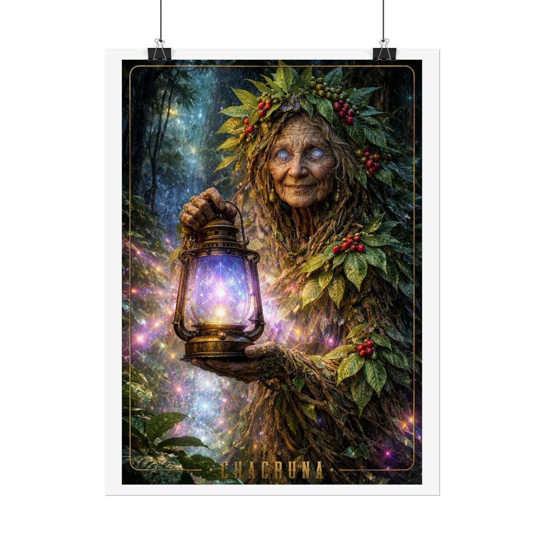 Chacruna Poster | Rolled Poster, From the Peruvian Mestizo Trees Card ...