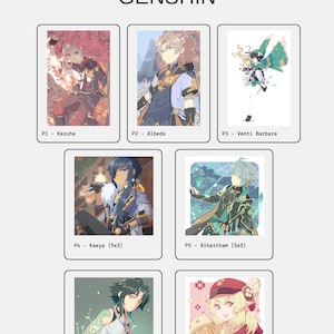 Mini Prints - Genshin