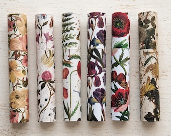 Bruno Visconti Dreamwrite Italian Floral Pen, Gold Gilded, Black Ink, 12 VARIETIES