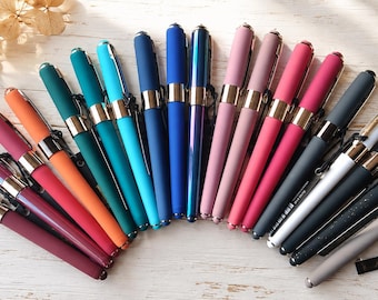 Bruno Visconti Monaco Pen: Soft Touch, Fine Point Black Ink