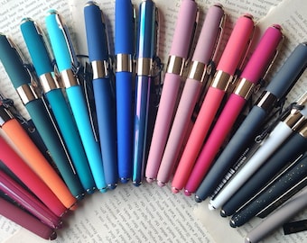 Bruno Visconti Monaco Pen: Soft Touch, Fine Point Black Ink