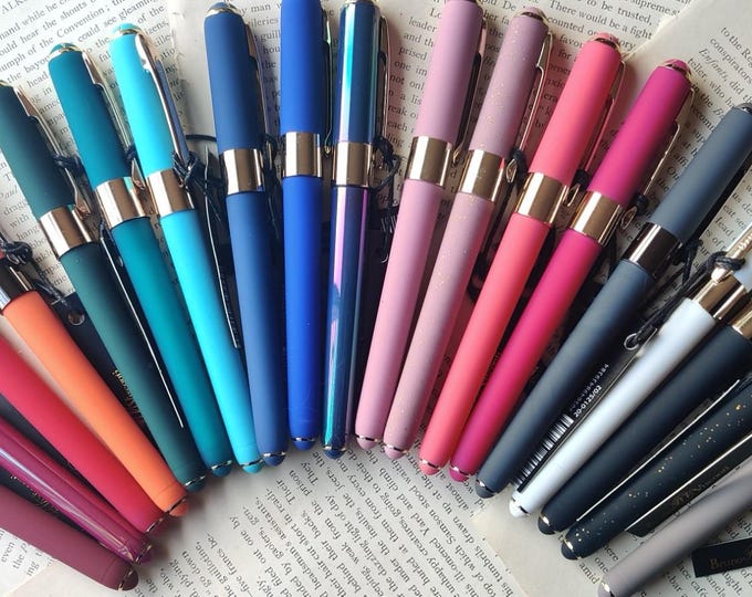 Bruno Visconti Monaco Pen: Soft Touch, Fine Point Black Ink