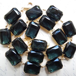 blue statement necklaces, Georgian necklace, Art Deco jewelry, collet necklace, navy blue necklace, sacred cake, cruise jewelry.