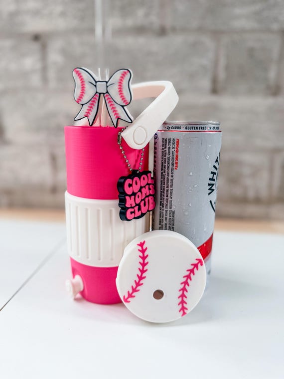 Baseball Mom Viral Cooler Can Koozie Cozy | Gift for Baseball Mom | Softball Mom | 3D Printed Can Tumbler | Swag