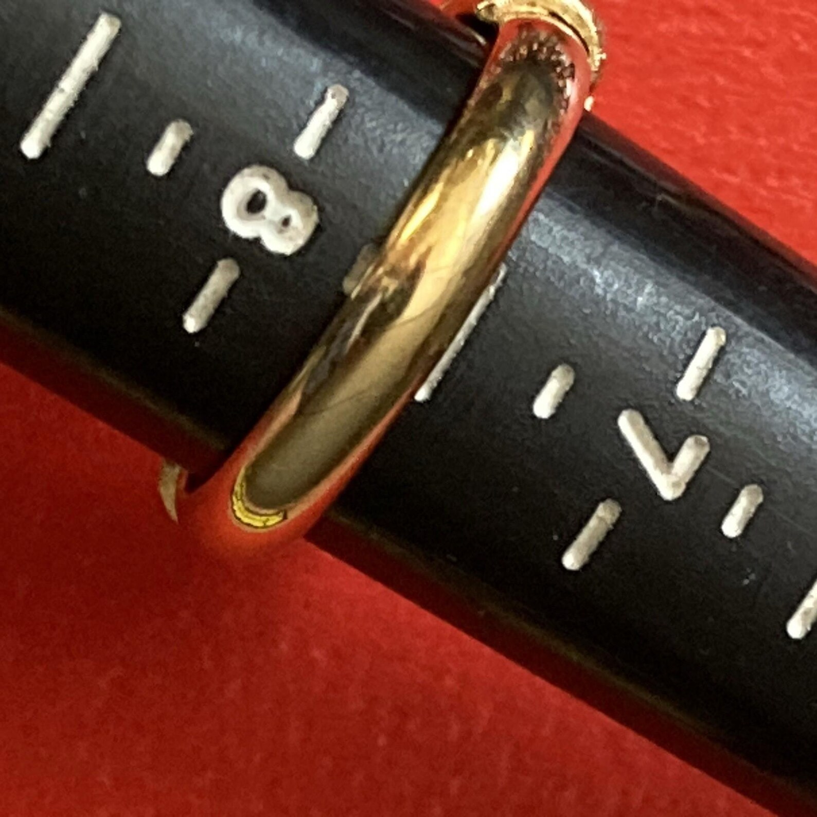 Vintage 1970’s Avon Ring Bamboo Style Fashion Goldtone Chunky Signed Sz ...