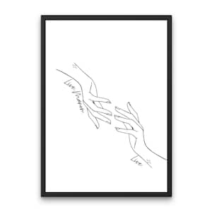 Live, Manon. Live | Manon Quote | The 13 | Throne of Glass Digital Print | Minimalist Wall Art | Sarah J. Maas | Gift for her, book lovers