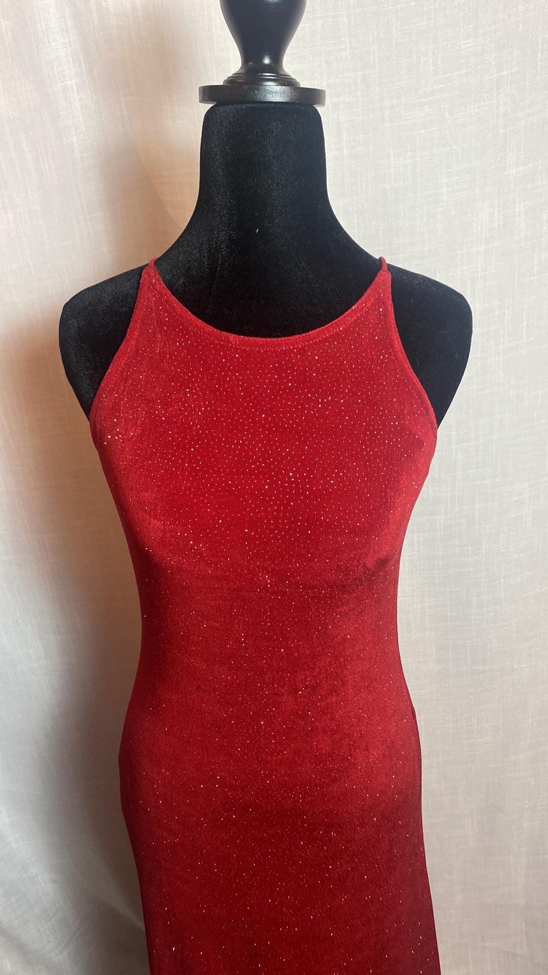 Vintage Red 90s Dress