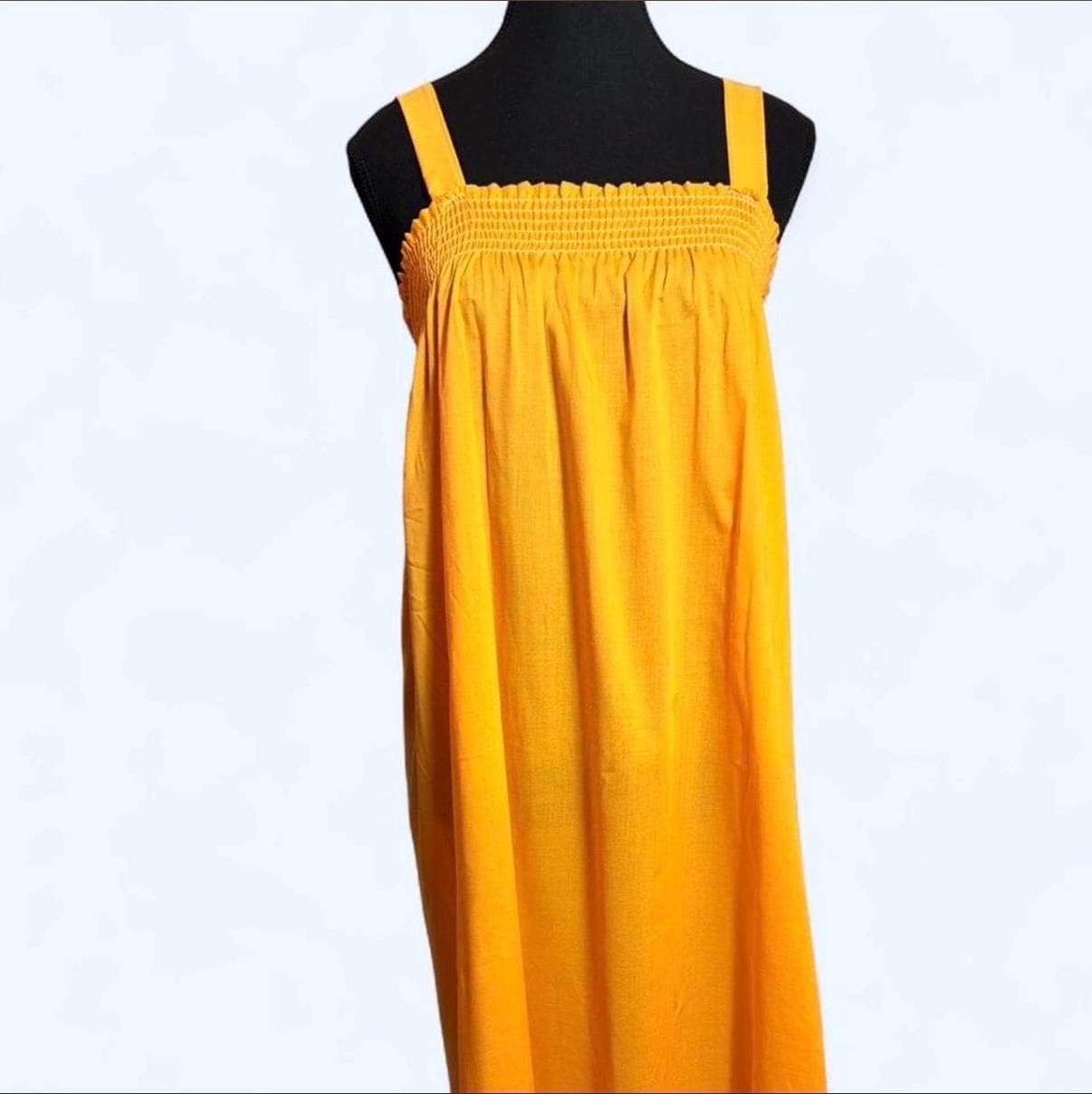 Orange Sundress - Etsy