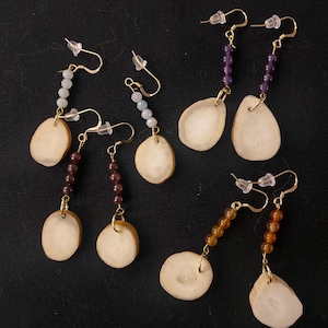 Beaded Antler Earrings