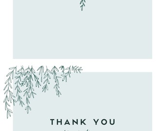 Tarjeta de agradecimiento