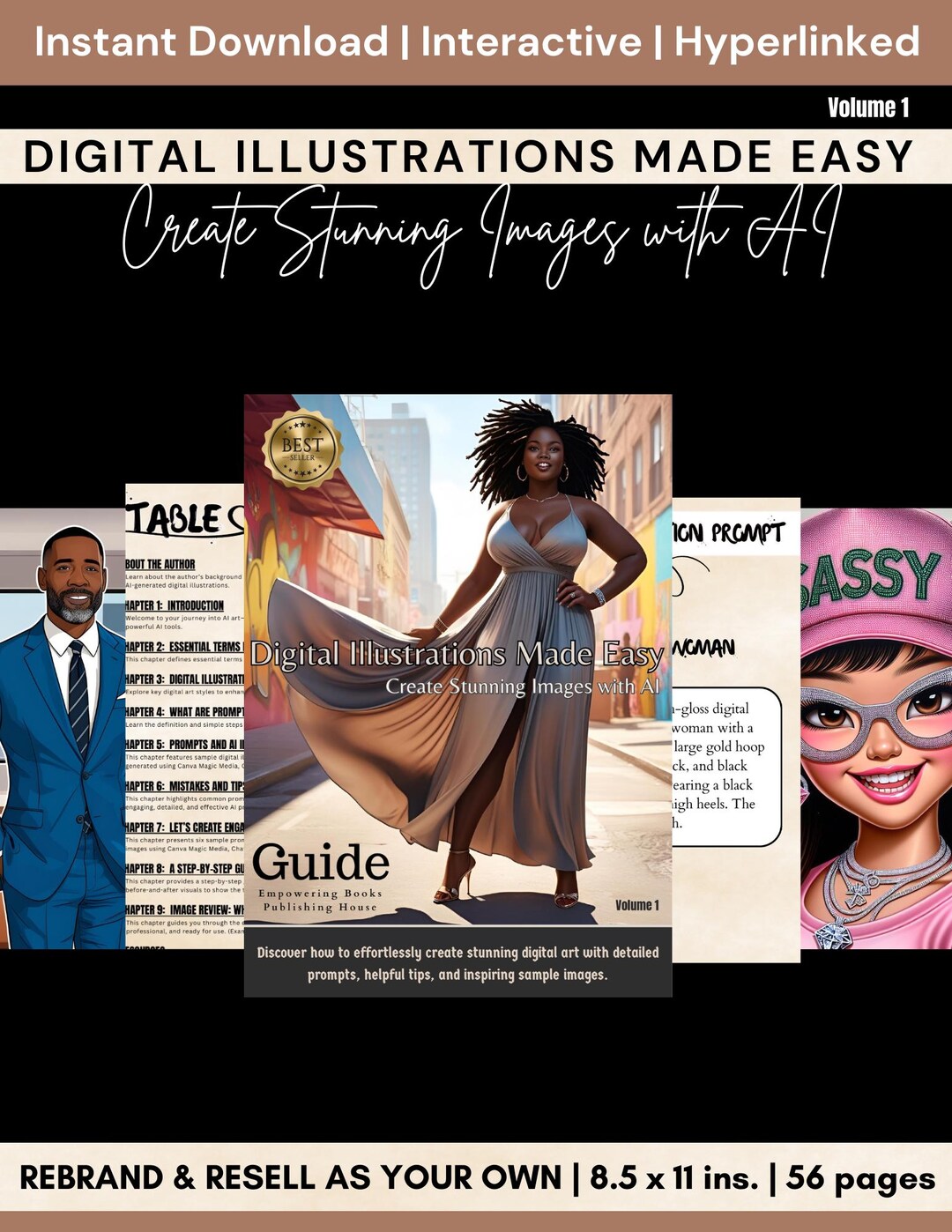 PLR Digital Illustrations Made Easy Ebook | Editable and Resellable ...