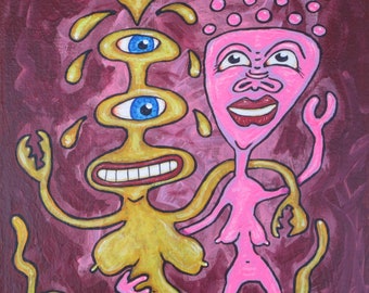 CLOSING TIME limited EDITION print RT VEGAS signed original alcohol outsider