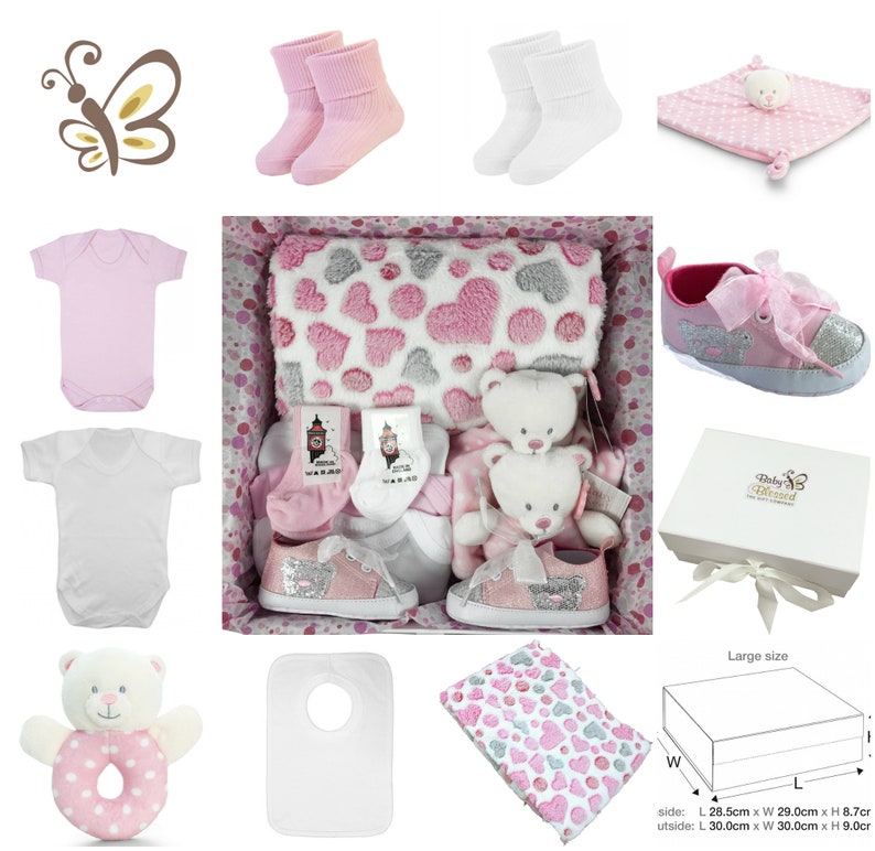 Luxury Baby Blessed Gift Hamper, New Born Baby Hamper, Baby Shower