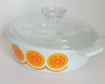 Pyroflam Orange Oven dish with lid
