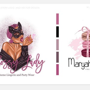 Custom Cartoon Logo, Cartoon logo for business , illustration designs, portraits, logo maker, beauty logo, feminine logo, fashion portraits