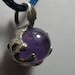 Sea Otter with Amethyst and Sterling Silver