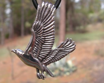 Eagle Pendant In Sterling Silver