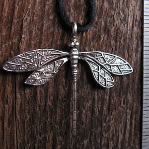 Dragonfly Pendant In Sterling Silver