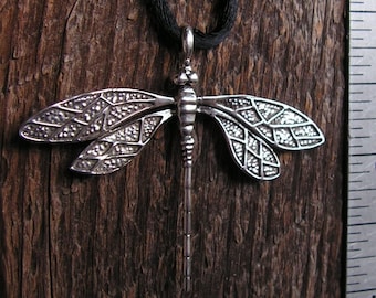 Dragonfly Pendant In Sterling Silver