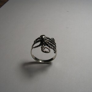 Octopus Ring In Sterling Silver image 9