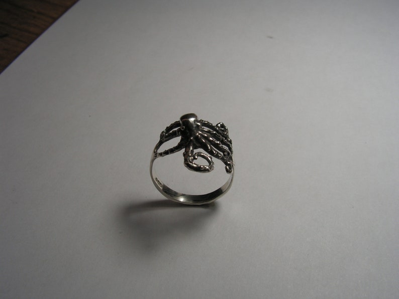 Octopus Ring In Sterling Silver image 9