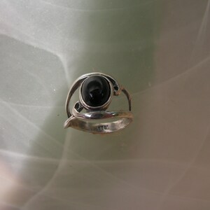 Onyx Ring In Sterling Silver image 6