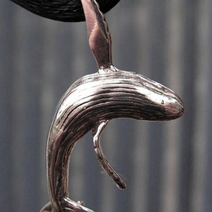 Humpback Whale Pendant In Sterling Silver image 2