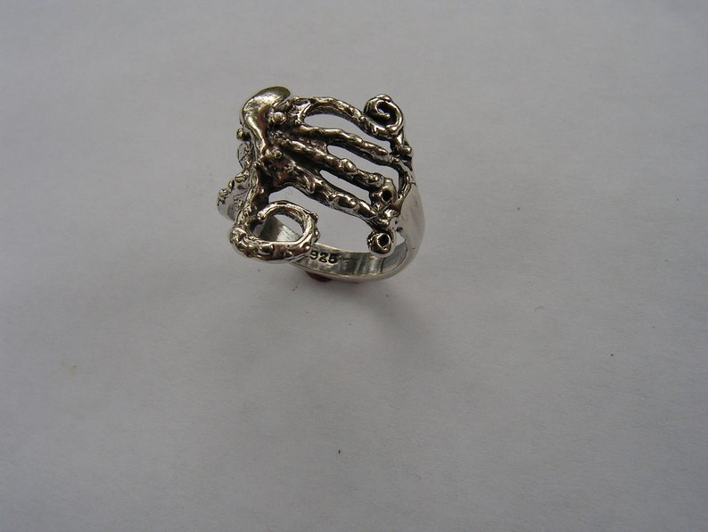 Octopus Ring In Sterling Silver image 5