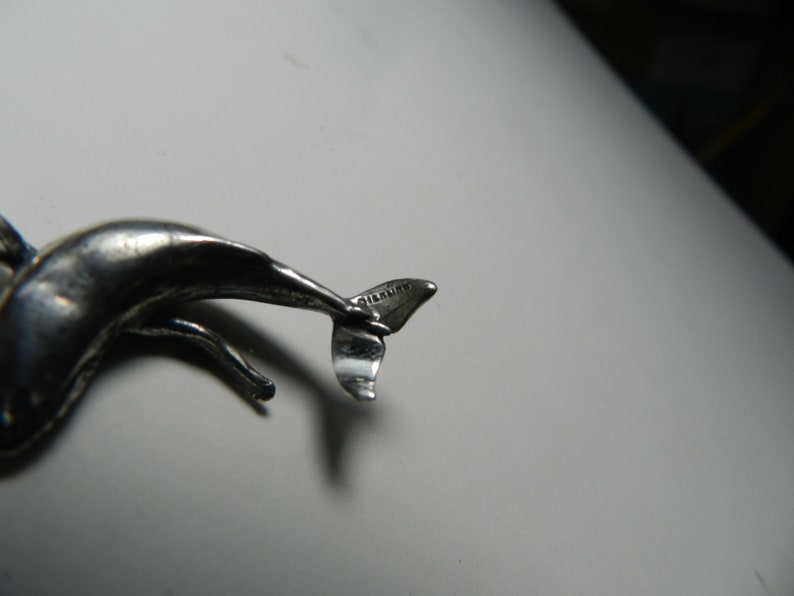 Humpback Whale Pendant In Sterling Silver image 10