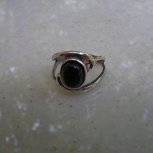 Onyx Ring In Sterling Silver image 4
